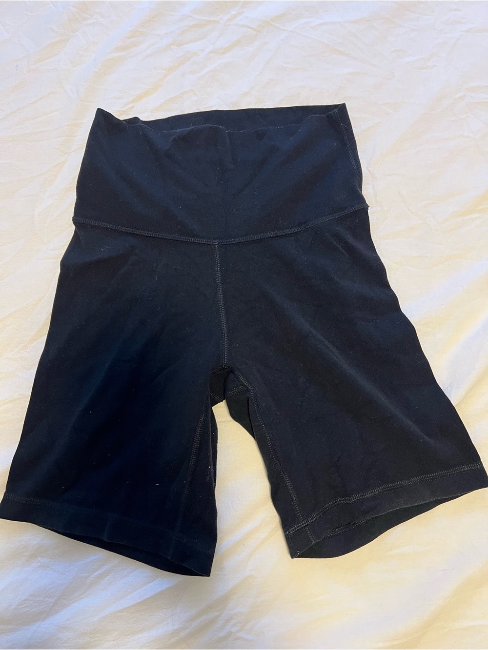 Aritzia Black High-Rise Bike Shorts